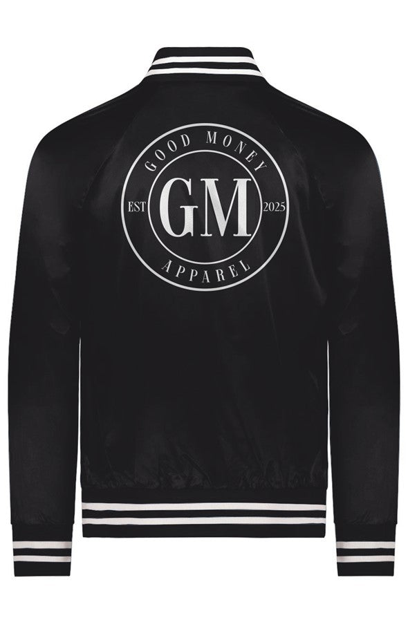 Satin Baseball Varsity Jacket
